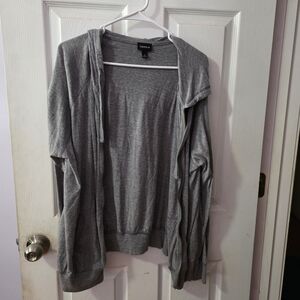 Torrid Light Gray Women's Open-Front Cardigan